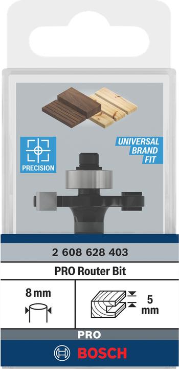 Produktbild Bosch Professional Zubehör Scheibennutfräser, 8 mm, D1 32 mm, L 5 mm, G 51 mm