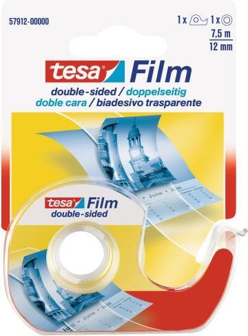 Immagine prodotto tesa Dispenser per nastro adesivo e 1 rotolo a doppia faccia (87 mm)