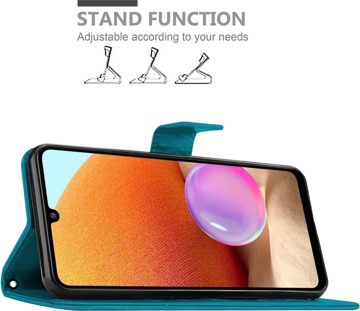 Actual product image Cadorabo Flower Book Cover (Samsung Galaxy A32)