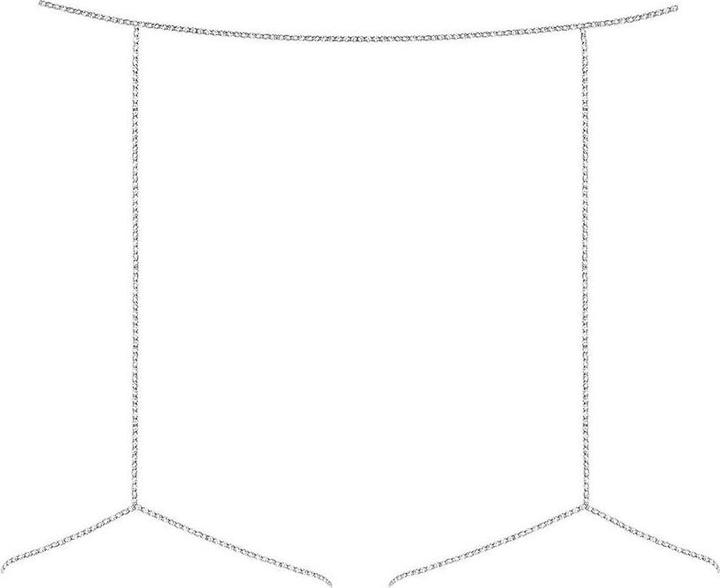 Actual product image Obsessive OB Bijou 905 Body Chain Silver (One size)