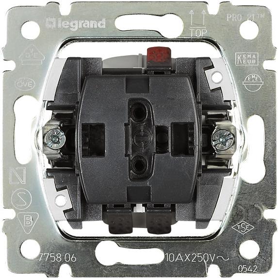 Legrand PRO21 Jalousie-21 775804 Schalter, Taster + Schalter, Transparent