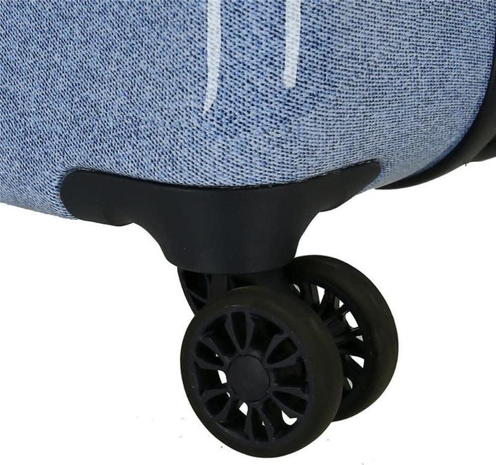 Actual product image Spiderman Denim Cabin and Medium Suitcase Set (70 l)