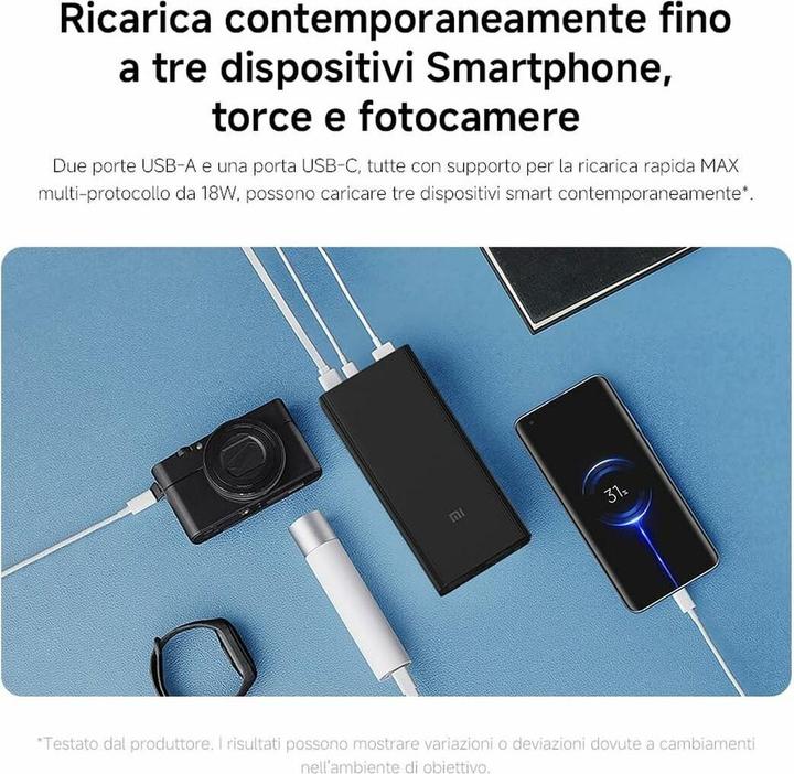 Actual product image Xiaomi 18W Power Bank (30000 mAh, 18 W, 111 Wh)