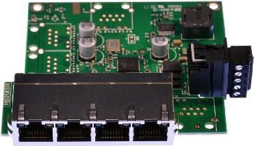 Actual product image Brainboxes Industrial Ethernet 4 port (4 ports)