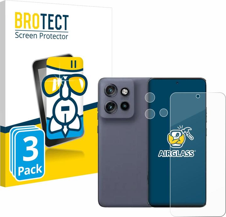 2 Pezzi Full-Cover per Motorola Edge 60 Pellicola Trasparente Proteggi Schermo