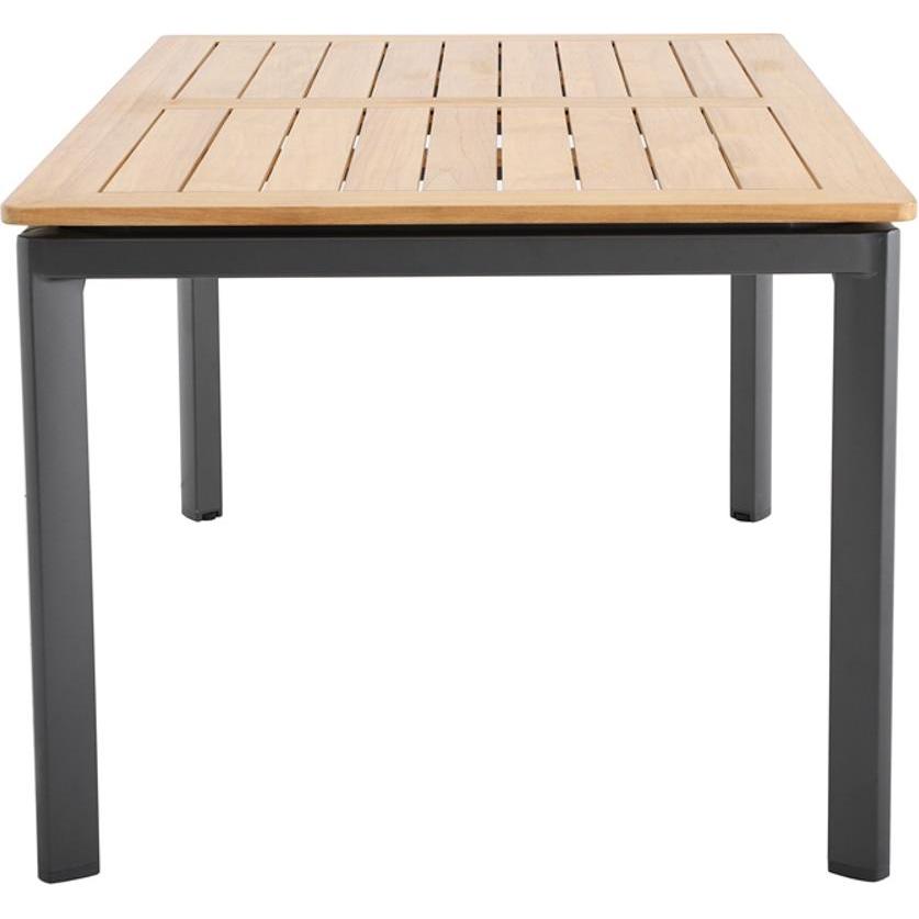 Thumbnail - Royal Garden, Gartentisch + Balkontisch, Alutapo Dining Tisch Aluminium/Teak (95 cm)