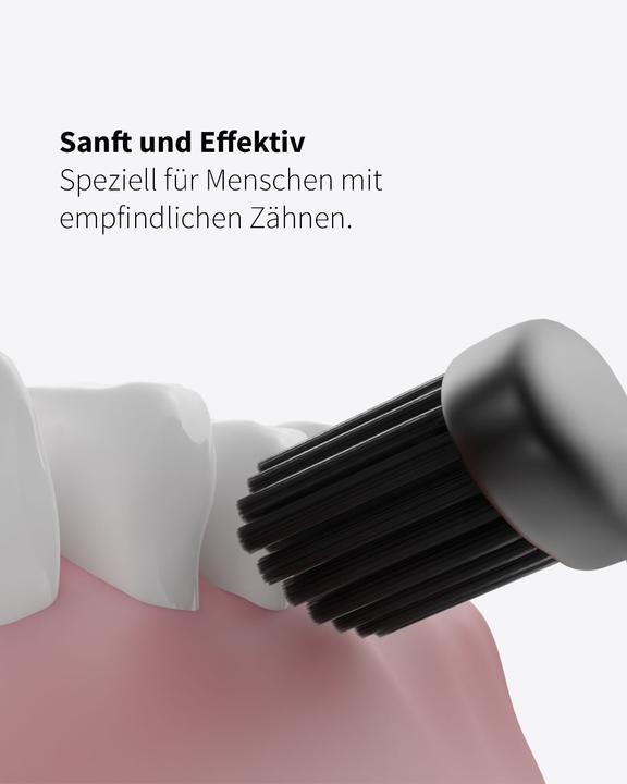 Produktbild Zahnheld Bürstenkopf Basic Soft 6x Schwarz (6 x)
