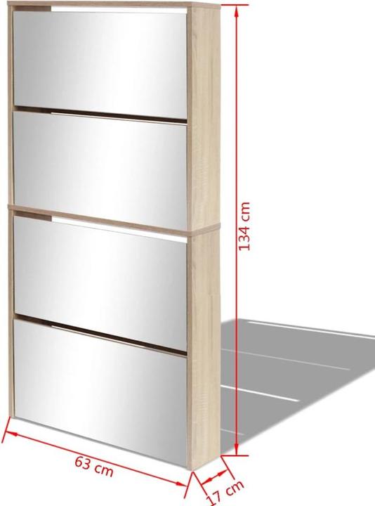 Produktbild VidaXL Leonidas (63 x 17 x 134 cm)