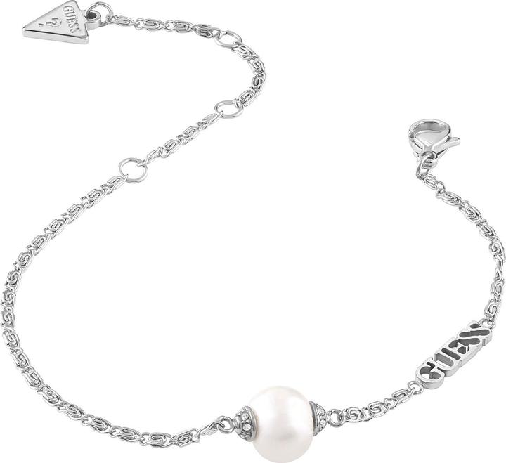 Guess Charming steel bracelet with pearl Underwater Love JUBB02269JWRH - Dimension: 14.5 - 18.5 cm (14.60 cm, Edelstahl)