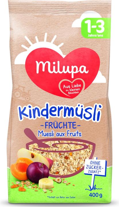 Actual product image Milupa Kids muesli fruits (400 g)