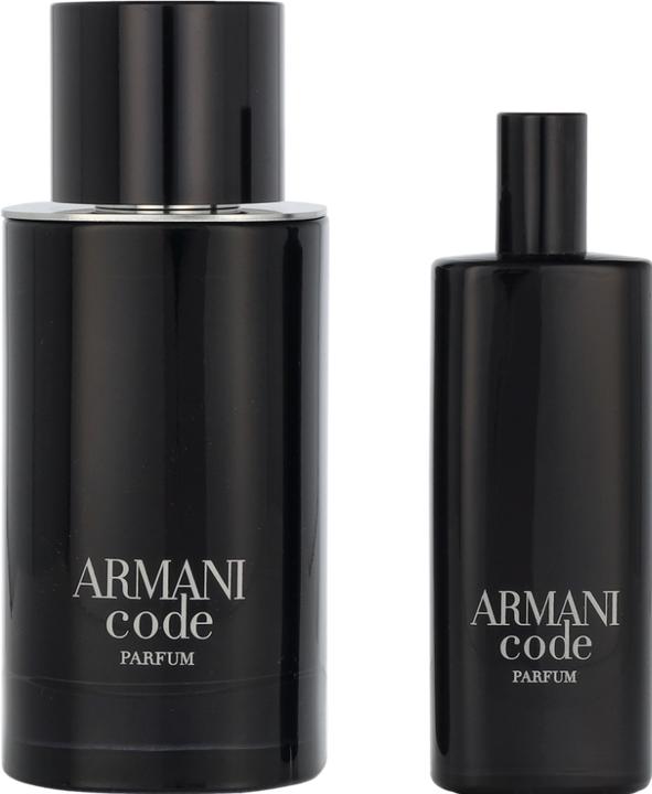 Actual product image Giorgio Armani Code Homme Le Parfum Set Eau de Parfum 75ml + Eau de Parfum 15ml (Eau de parfum, 1434.51 ml)