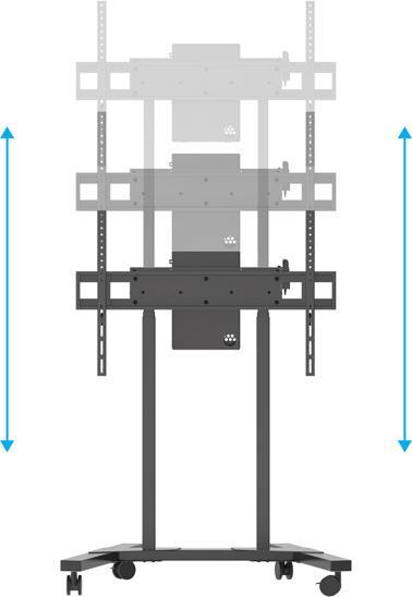 Actual product image b-tech Universal flat rate screen (Ground)