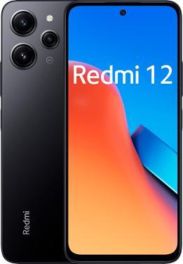 Xiaomi Redmi 12 (256 Go, Midnight Black, 6.79", Double SIM hybride, 50 Mpx, 4G)