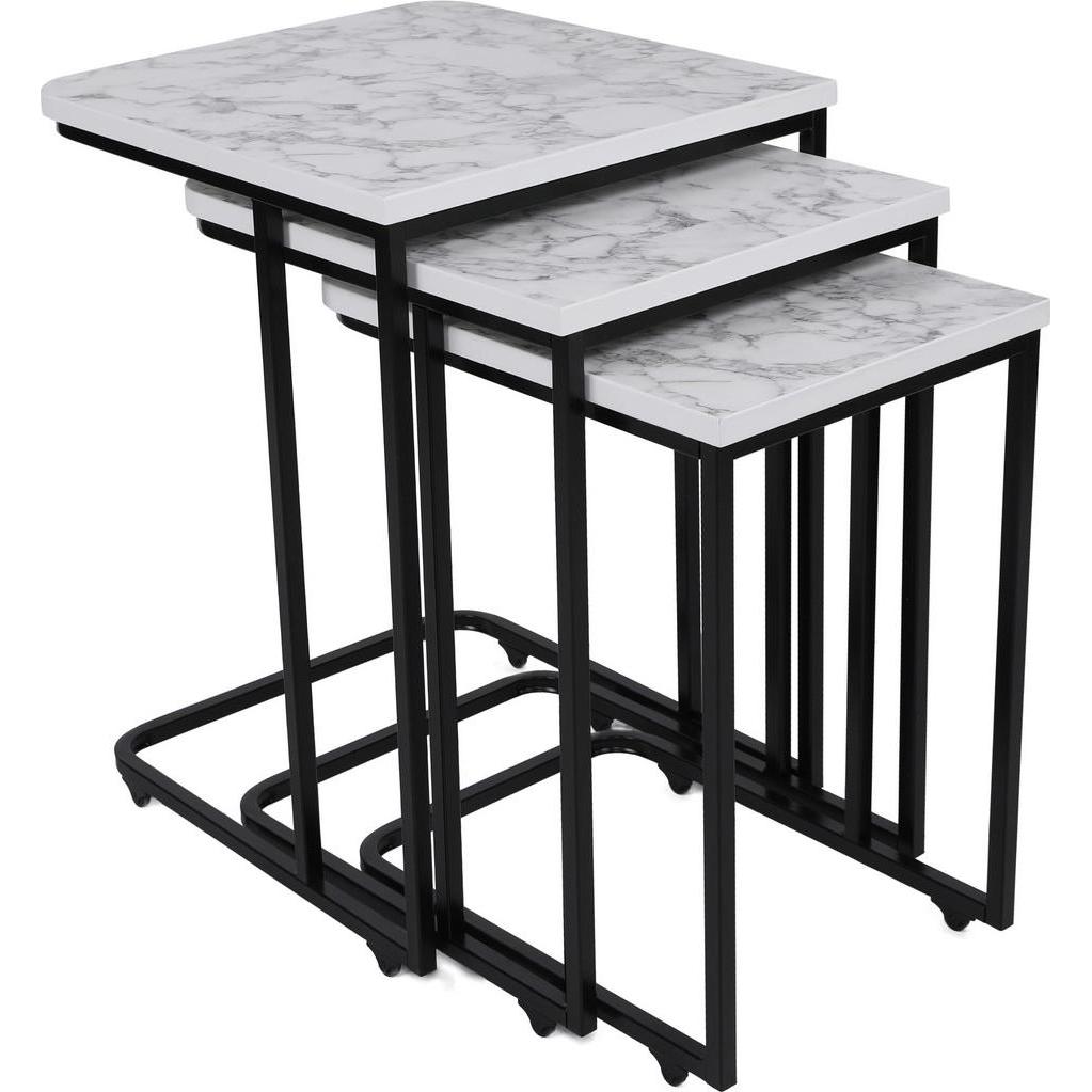Hanah Home, Couchtisch + Beistelltisch, Bastien (46 x 41 x 59 cm)