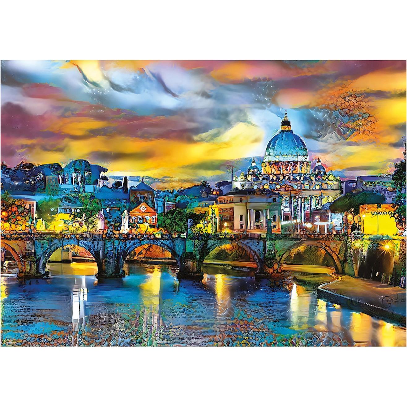 Thumbnail - Educa Petersdom/Engelsbrücke 1500 Teile Puzzle (1500 Teile)