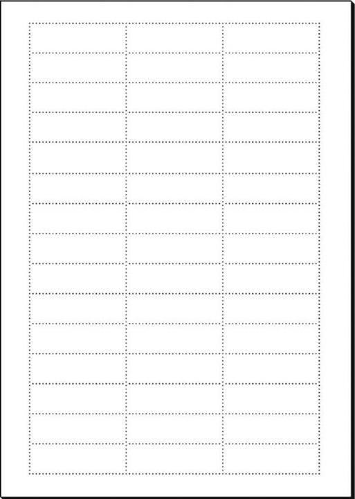 Actual product image Sigel PC insertion labels