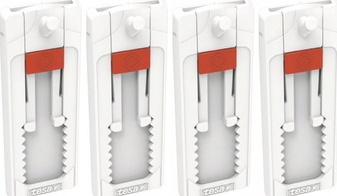 Actual product image tesa Adhesive nail for wallpaper & plaster, 1kg holding power, height-adjustable, can be removed without