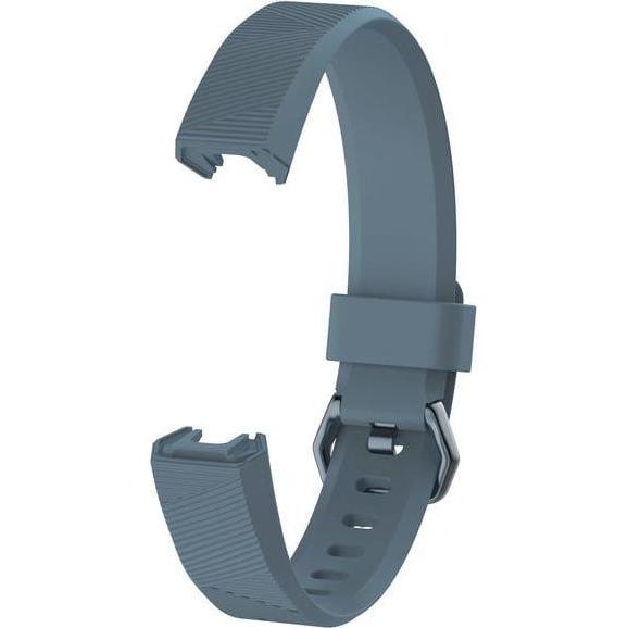 Thumbnail - Strap-it Silikonarmband (Silikon, Alta HR, Alta), Uhrenarmband, Grau, Blau, Mehrfarbig