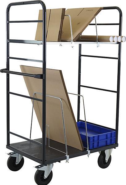 Actual product image kaiserkraft Cardboard box trolley (300 kg)