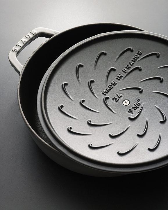 Actual product image Staub Roaster Chistera Drop (24 cm, Casserole + Stewpot, Cast iron)