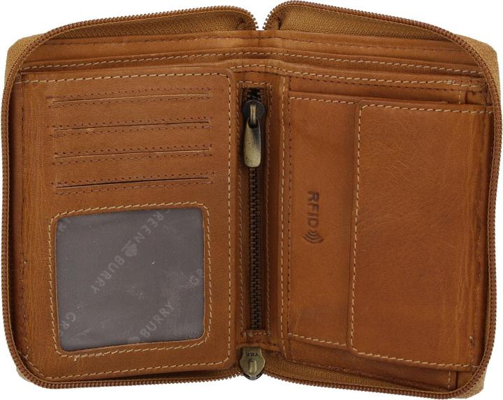 Produktbild Greenburry Tornado Geldbörse RFID Schutz Leder 10 cm