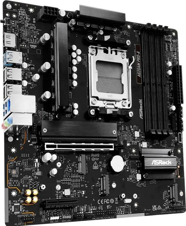 Productafbeelding AsRock A620AM Pro-A AM5 mATX HDMI/DP DDR5 retail (AM5, AMD A620, mATX)