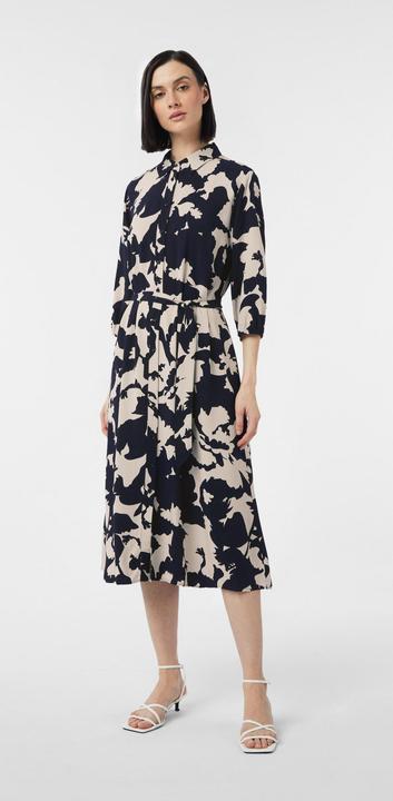 Image du produit Comma Kleid Hemdblusenkleid in Midilänge mit Bindegürtel (36)
