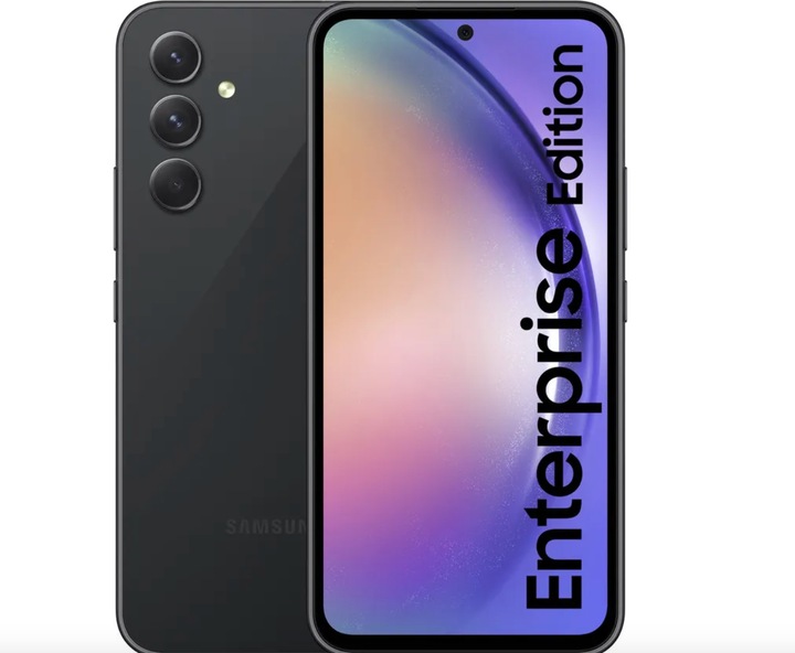 Actual product image Samsung Galaxy A54 Enterprise Edition (128 GB, Awesome Graphite, 6.40", Hybrid Dual SIM, 50 Mpx, 5G)
