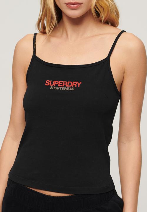 Produktbild Superdry Figurbetontes Sportswear Trägertop mit Logo (10XL)