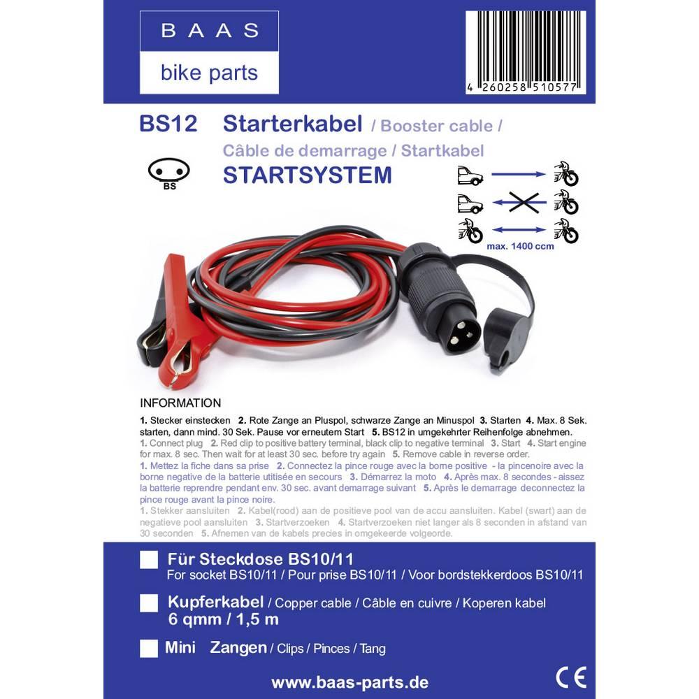 Thumbnail - BAAS, Starthilfe, STARTSYSTEM Starterkabel Stecker und kompakten Zangen