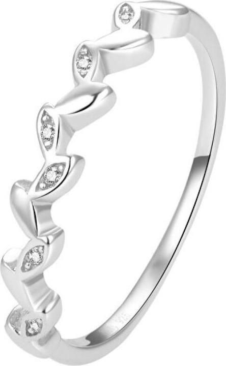 Produktbild Beneto Charming silver ring with clear zircons AGG389 - Circuit: 54 mm (L) (54)