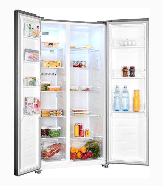 Immagine prodotto Exquisit Side by Side SBS46-040EINO Inoxlook (442 l)