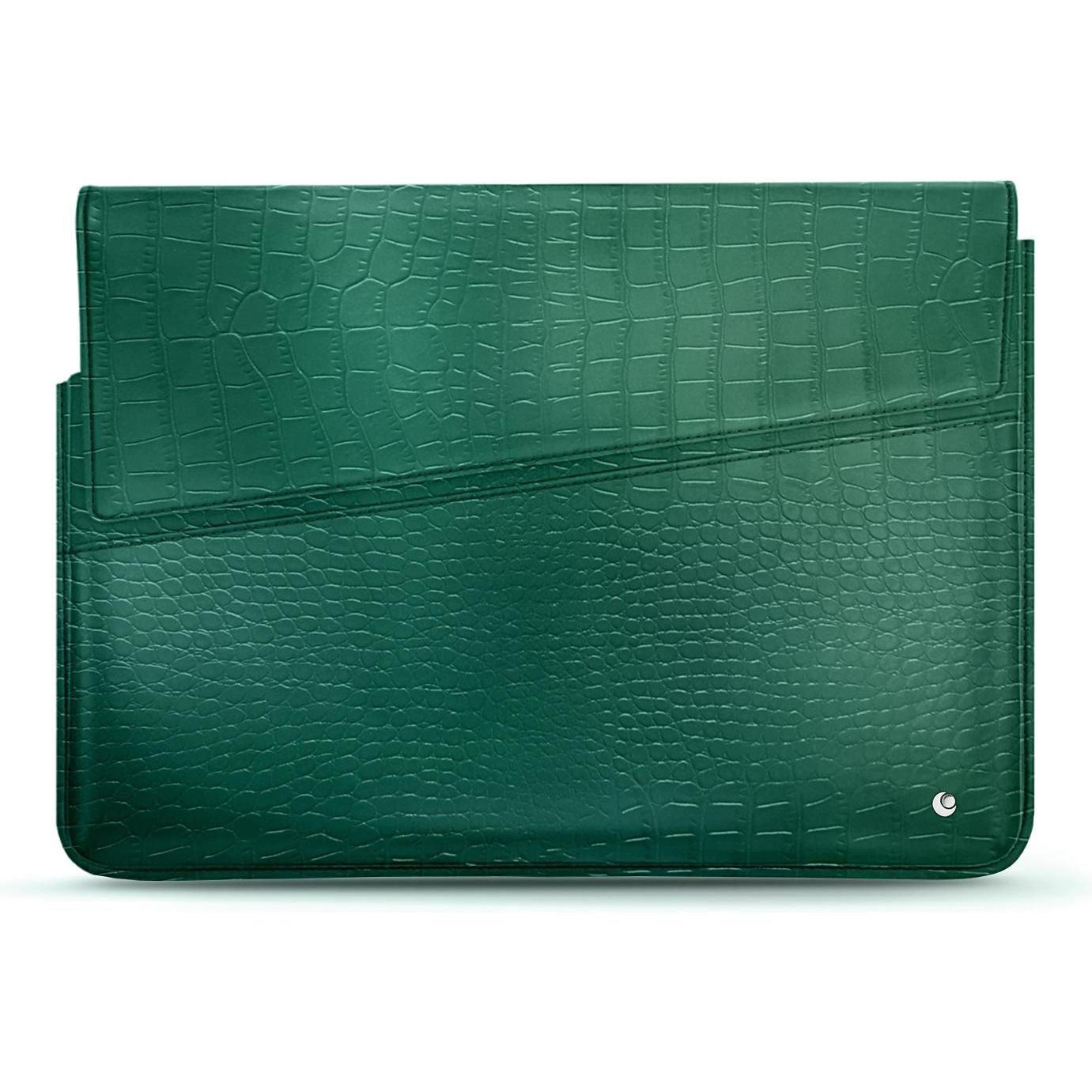 Noreve Lederhülle, Notebooktasche, Grün