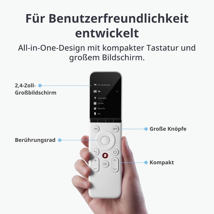 Immagine prodotto SwitchBot Telecomando universale (Telecomando universale, WiFi)