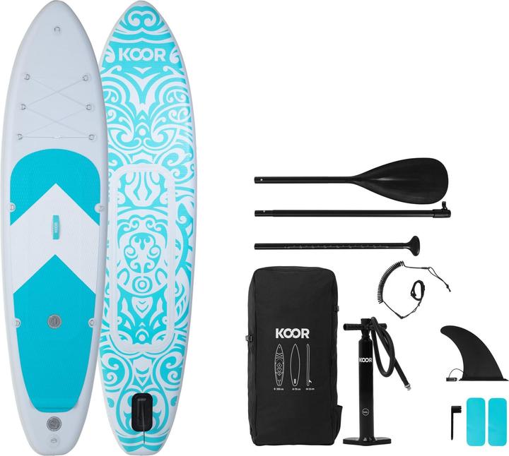 Actual product image Koor SUP Board Nuusa Allround 10'6 (320 cm) Set Blu II (10'6")