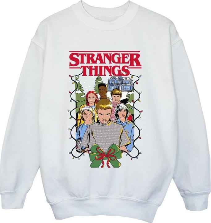 Produktbild Netflix Stranger Things Christmas Poster Sweatshirt Jungen (152, 158)