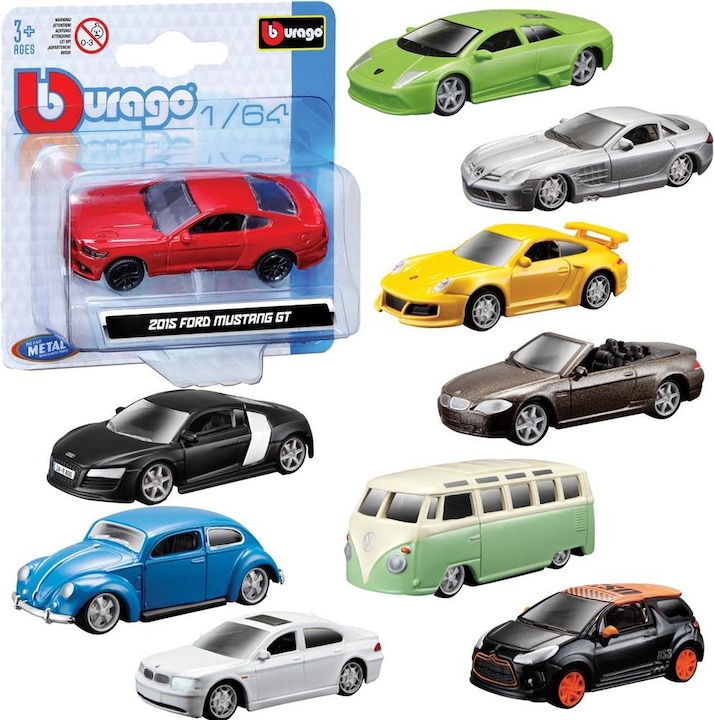Produktbild Bburago Burago Metallmodellautos 1/64 assortiert