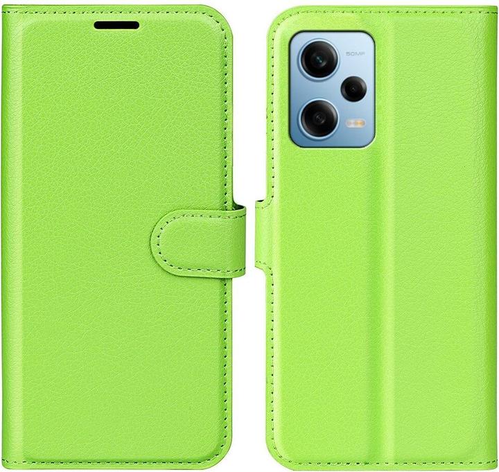 Immagine prodotto Cover-Discount Xiaomi Poco X5 Pro - Custodia in pelle verde (Xiaomi Poco X5 Pro, Xiaomi Redmi Note 12 Pro 5G)