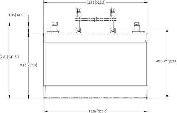 Nährwerte und Zutaten Lifeline GPL-3100T AGM (12 V, 100 Ah)