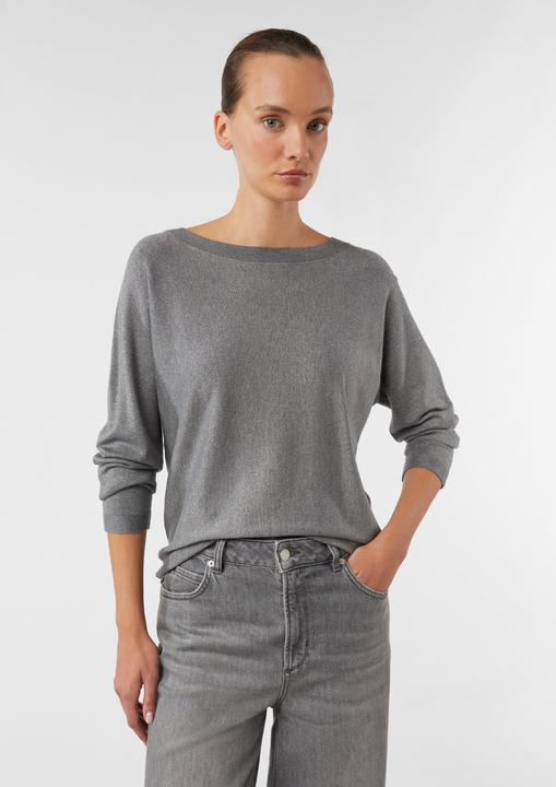 Produktbild Comma Strickpullover Feinstrick-Pullover aus Glitzergarn im Relaxed Fit (40)