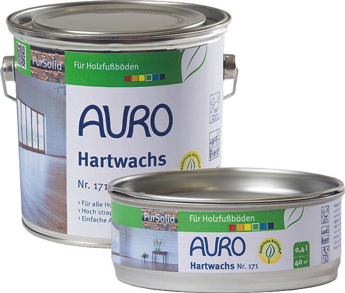 Actual product image AURO Hard wax 171 (Colorless, 0.40 l)