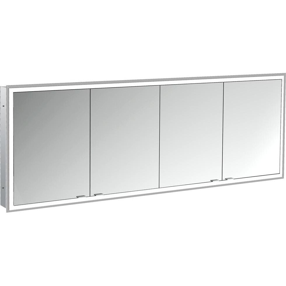 Emco, Spiegelschrank, prime Facelift Lichtspiegelschrank, 2000 mm, 4 Türen, Unterputzmodell, 9497