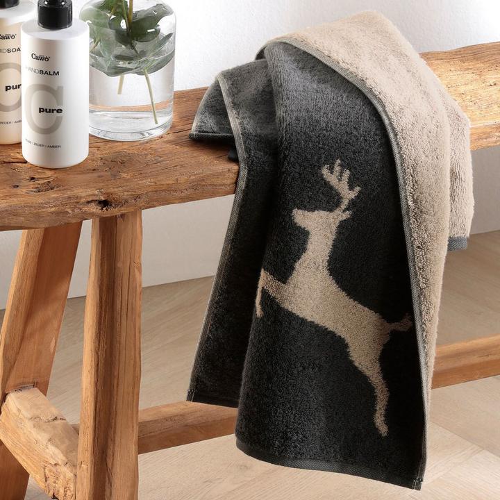 Actual product image Cawö Handtücher Alpenchic Hirsche (50 x 100 cm)