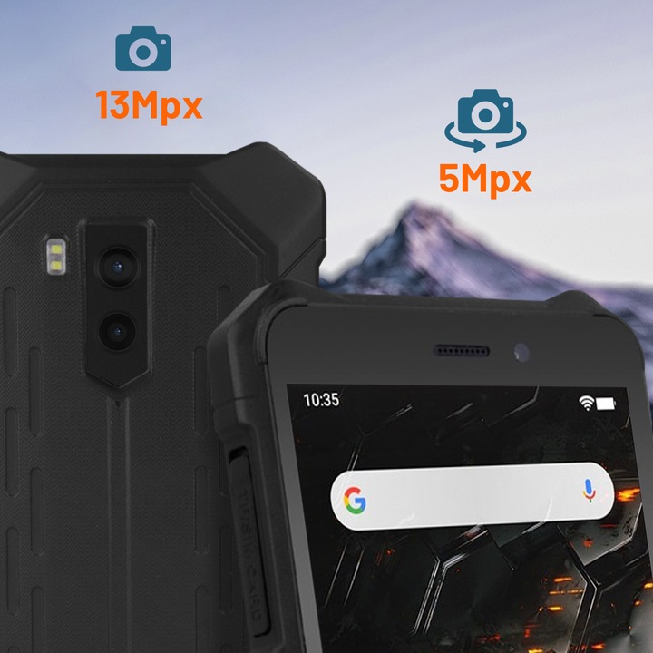 Actual product image Myphone Hammer Iron 3 (32 GB, Black, Silver, 5.45", Single SIM, 12 Mpx, 4G)