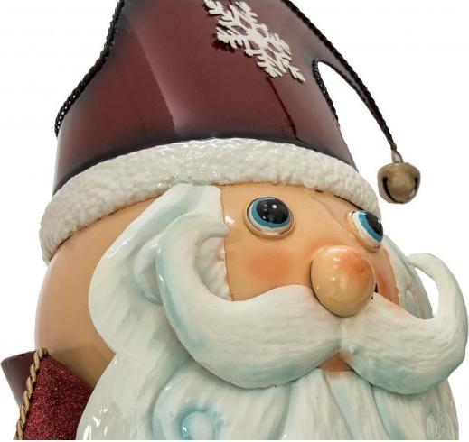 Productafbeelding Europalms Kerstman, metaal, 150cm, rood