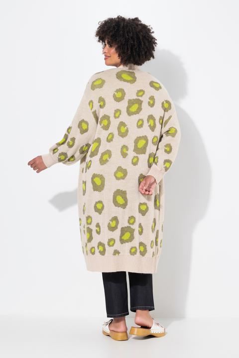 Produktbild Angel of Style Long-Strickjacke, Color Animalmuster, offene Form (50, 52)