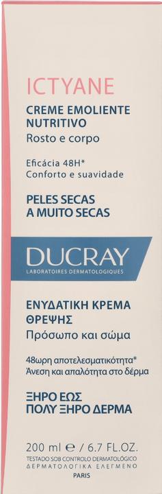 Produktbild Ducray ICTYANE emollient nutritive cream 200 ml (Körpercreme, 200 ml)