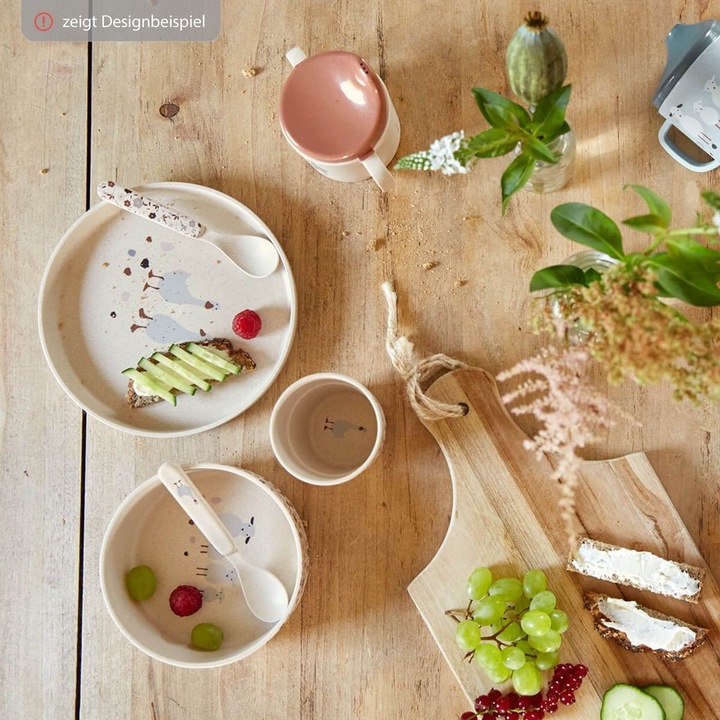 Produktbild Lässig Kindergeschirr-Sets 4-tlg. Geschirr-Set rutschfest - Happy Fruits