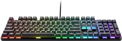 Image du produit Trust GXT 871 Zora Tastatur Gaming USB QWERTY US Englisch Schwarz (US, Filaire)