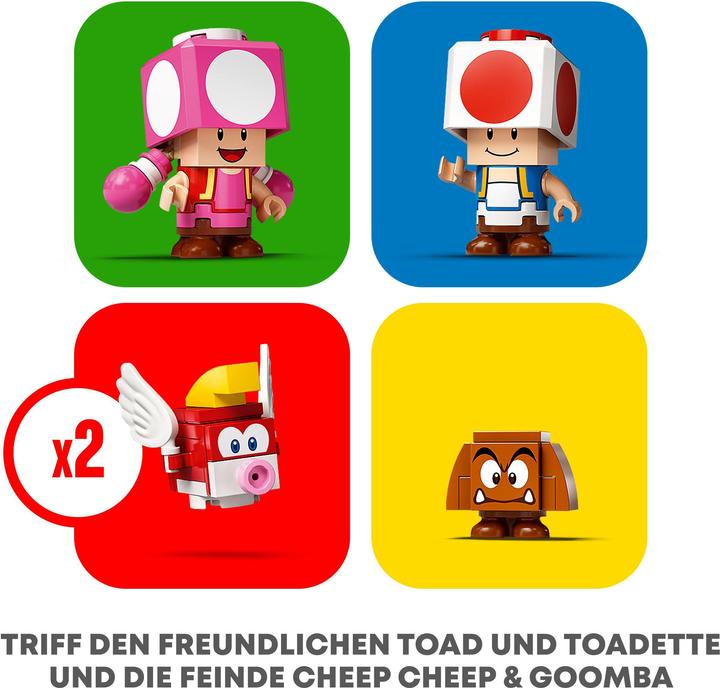 Produktbild LEGO Toads Schatzsuche- Erweiterungsset (71368, LEGO Super Mario)